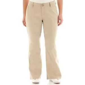 Arizona Women’s Khaki Bootcut Pants